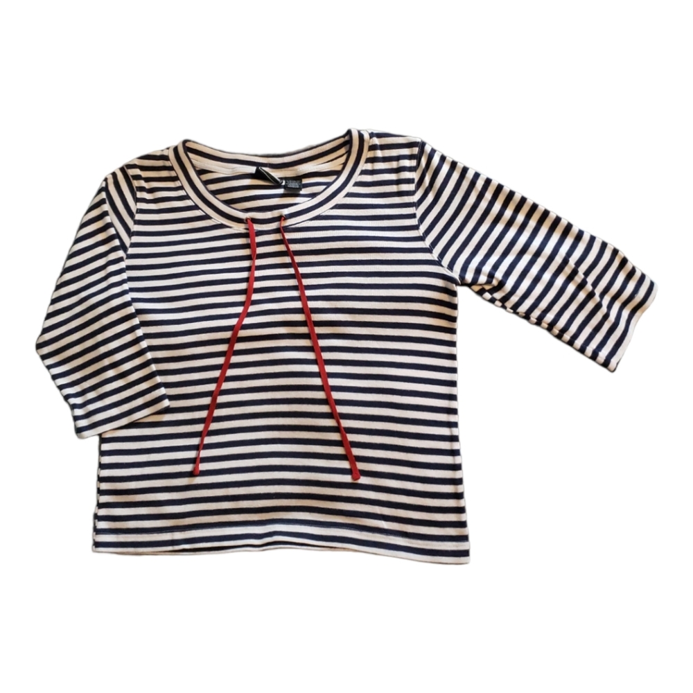 Bobbie Brooks ladies nautical striped top large